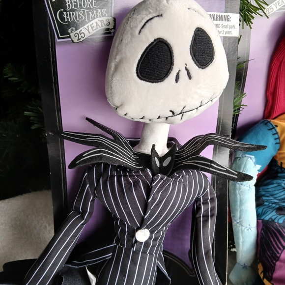 Nightmare Before Christmas Jack and Sally Plush Set - Picture 2 of 3